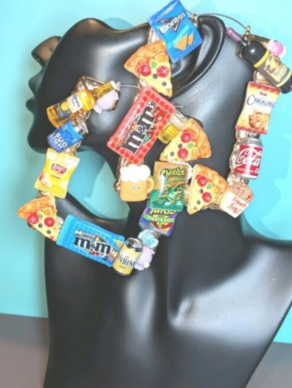 Hand Crafted Multi-Color Snack & Pizza Charm Earrings